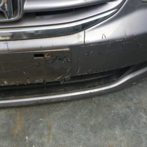 Ноускат Honda Odyssey RA6 a/t дефект бампера ф.P0649