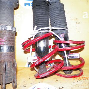 Стойка Toyota QNC20 bB перед, прав ТЮНИНГ, Регулируемые. Производитель RSR. Пружины RSR TI2000. Продаются комплектом. FR+FL+RR+RL. BLACK*I (BKT51OMF)