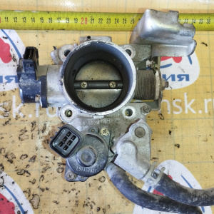 Заслонка дроссельная Mitsubishi 4G63/4G63T Chariot/RVR N23W 2 вал. DOHC, 1 вак. трубка ДАТЧИК Х/Х ЧЁРНЫЙ
