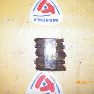 Колодки тормозные Mitsubishi Canter FE82DE F Комплект из 8 штук. По два суппорта на ступицы.