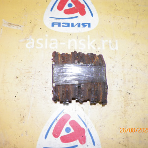 Колодки тормозные Mitsubishi Canter FE82DE F Комплект из 8 штук. По два суппорта на ступицы.