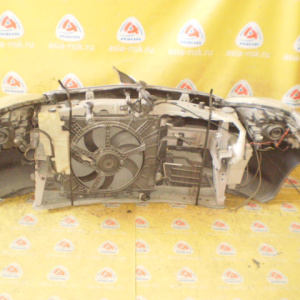 Ноускат Nissan March K13 HR12DE '2010-2013 Без трубок охлаждения Дефект бампера Дефект R фары Дефект соска радиатора ф.H009
