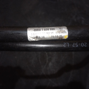 Трубка охлаждения АКПП BMW 17227604980 3-Series F30 N20B20B '2014 2WD ZF 8HP45 пара