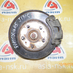 Ступица Daihatsu J131G/J111G Terios Kid перед, лев 2WD/4WD Без ABS.. Диск не вентилируемый. Суппорт( FS16K).В сборе с диском и суппортом.