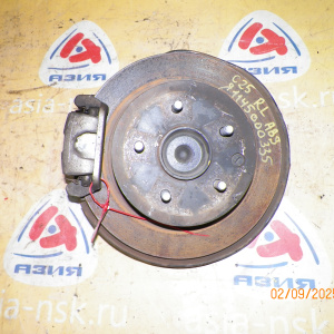 Ступица Nissan C25 Serena зад, лев 2WD ABS. Дисковые тормоза. В сборе. Без рычага.