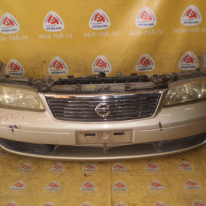 Ноускат Nissan Sunny B15 QG '2002-2004 a/t Дефект бампера Дефект L фары ф.1602 габ.3418