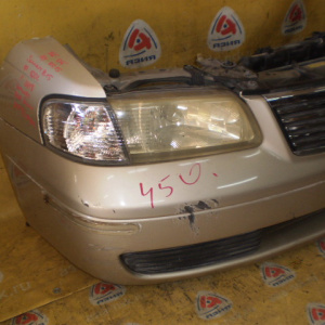 Ноускат Nissan Sunny B15 QG '2002-2004 a/t Дефект бампера Дефект L фары ф.1602 габ.3418