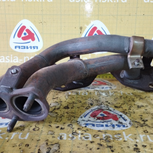 Коллектор выпускной Toyota 3RZ-FE Hiace Regius RCH41/RCH47 ЖЕЛЕЗНЫЙ трещина на втором цилиндре БЕЗ ОТВЕРСТИЯ ПОД ЕГР 17141-75060 / 17141-75061