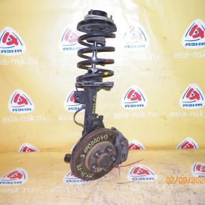 Стойка NISSAN Y34 Cedric перед, прав ABS. Со ступицей. Ступица в сборе. Тормозной шланг на защелке.