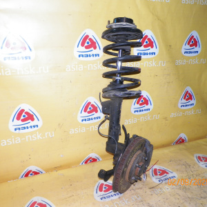 Стойка NISSAN Y34 Cedric перед, прав ABS. Со ступицей. Ступица в сборе. Тормозной шланг на защелке.