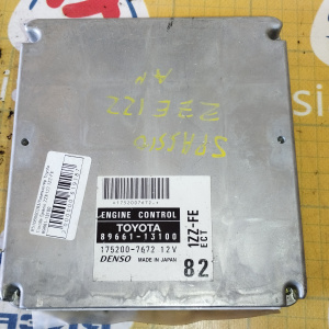Компьютер Toyota Corolla Spacio 89661-13100 1ZZ ZZE122 2WD разъёмы компьютера в 3 ряда