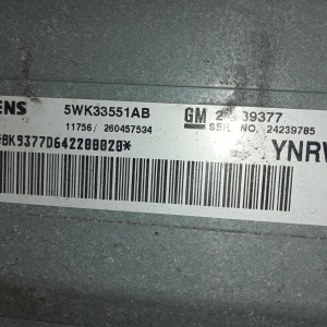 Блок управления акпп Cadillac SRX GMT265 LY7/3H '2007 3.6L 5L40-E YNRW 24239377 24239785