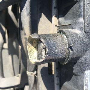 Ноускат Nissan Sunny B15 QG18 '1998-2002 a/t с габаритами (дефект радиатора) ф. 1602