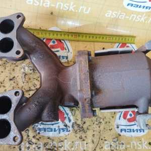 Коллектор выпускной Nissan QG18-DE Bluebird Sylphy QNG10 4WD отверстие под ЕГР 19 мм.+ катализатор 5M4 / 140048M201 + B08A06N300 / B08A06N310