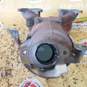 Коллектор выпускной Nissan QG18-DE Bluebird Sylphy QNG10 4WD отверстие под ЕГР 19 мм.+ катализатор 5M4 / 140048M201 + B08A06N300 / B08A06N310