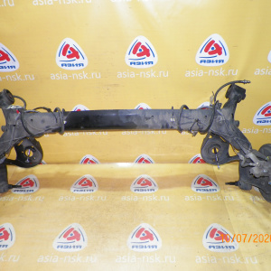 Балка SUZUKI YB41S/YB11S SX4 4WD ABS Disk. В  сборе с тросами ручника. R