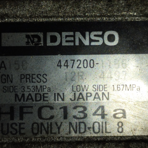 Компрессор кондиционера Toyota 4A/5A/7A Corona Premio AT211/AT212 ДЕФЕКТ ШКИВА 447200-1197/-1194/1194 / 88320-2B340/88320-35H92