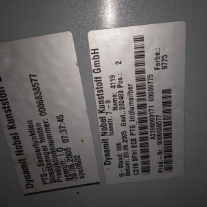 Бампер Mercedes CLS-Class W219/C219 '2005 зад A2198800183