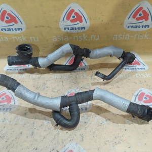 Патрубок радиатора печки Volkswagen 1K0121157BT Jetta 1K1/1K2 BVY '2006 2.0 FSI комплект, с муфтой 1K0122291B