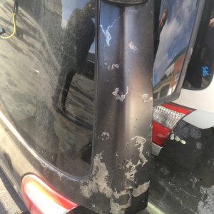 Дверь задняя SUBARU Forester SF5 '2000-2002 спойлер вст 226-20697