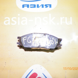 Колодки тормозные Nissan Wingroad/Sunny/Bluebird Sylphy Y11/B15/G10 Остаток-80% F