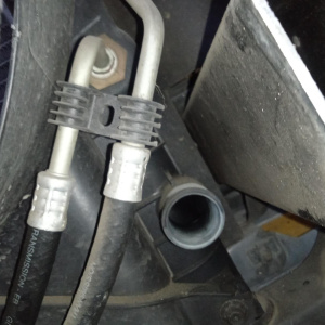 Ноускат Mercedes M-Class W163 '2002 M112/M113 туманки (трещины и сколы на бампере)