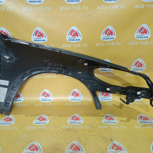 Крыло BMW X5 E70 '2013 перед, лев с омывателем фары, с накладкой 51657222995