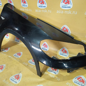 Крыло BMW X5 E70 '2013 перед, прав с омывателем фары, с накладкой 51657222996