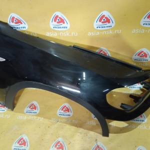 Крыло BMW X5 E70 '2013 перед, прав с омывателем фары, с накладкой 51657222996