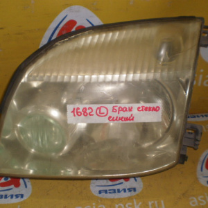 Фара NISSAN 1682 лев X-Trail T30 синий (Брак стекла)