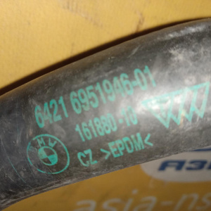 Патрубок радиатора печки BMW 64216951946 3-Series E90/E92 N53 '2010