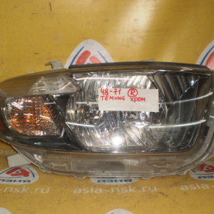 Фара TOYOTA 48-71 прав Highlander GSU40 '2007-2010 Тёмный хром