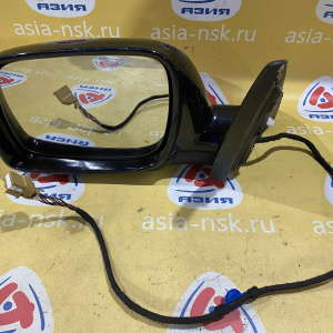 Зеркало Volkswagen Touareg 7LA лев LC9Z до рест 8k (треснут корпус) '2006