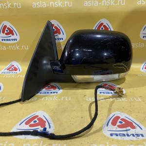 Зеркало Volkswagen Touareg 7LA лев LC9Z до рест 8k (треснут корпус) '2006