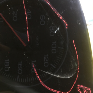 Панель приборов SUBARU Legacy BH5 '2000 оптитрон (дефект стекла) 85015-AE220