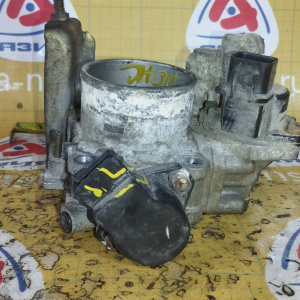 Заслонка дроссельная Mitsubishi 4G63/4G63T Chariot/RVR N23W 2 вал. DOHC, 1 вак. трубка ДАТЧИК Х/Х ЧЁРНЫЙ ДЕФЕКТ ДАТЧИКА ПОЛОЖЕНИЯ