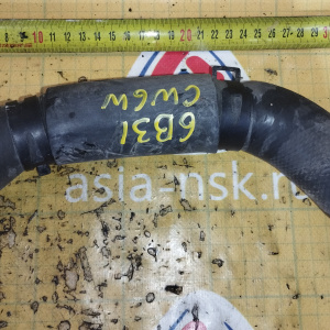 Патрубок  радиатора Mitsubishi 1370A130 Outlander CW6W 6B31 в верх на ГБЦ ( 1 часть )