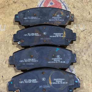 Колодки тормозные Chery Tiggo 8 Pro Max T1D SQRF4J20 '2022 2.0L Turbo комплект F