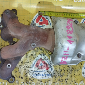 Коллектор выпускной Nissan CR14 Cube BZ11 + катализатор 14004AX200 + 208A0AX400