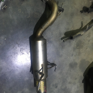 Бочка глушителя Toyota Estima ACR30 RS-R