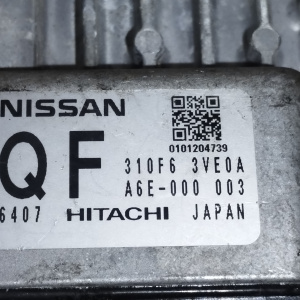 Компьютер акпп Nissan Bluebird Sylphy 310F63VE0A / A6E-000 003 / 310363SB1B MRA8 TB17 2WD CVT под кпп 31020-3JX7A