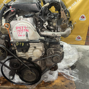 Двигатель Honda D16Y4-1305596 БЕЗ  ТРАМБЛЕРА И КОМПРЕССОРА КОНДЕРА HR-V/Civic GH