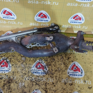 Коллектор выпускной Toyota 3UR Sequoia/Tundra USK65/USK56/USK51 2WD/4WD + фланец глушителя с отверстием под датчик L 17105-38010 / 17105-38011