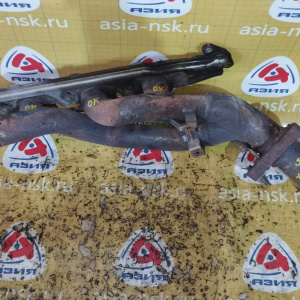 Коллектор выпускной Toyota 3UR Sequoia/Tundra USK65/USK56/USK51 2WD/4WD + фланец глушителя с отверстием под датчик L 17105-38010 / 17105-38011