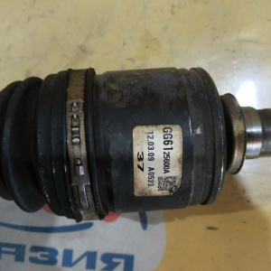 Привод Mazda BLEFP/BLEAP/BLEAW Axela/Mazda3 LFVDS/LFVE/PEVPS перед, прав 2WD/4WD (АКПП) Н-28 ШЛИЦОВ '2009-2013 GG6225500A