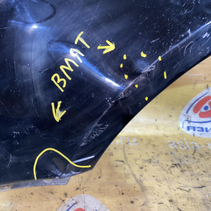 Крыло Hyundai Sonata NF/EK '2005-2010 перед, лев с повторителем (вмятины, царапины) 663103K200