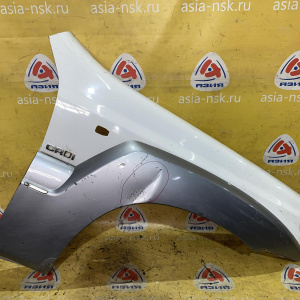 Крыло Hyundai Terracan HP/EF '2001-2007 перед, прав с накладкой с 2004, под повторитель