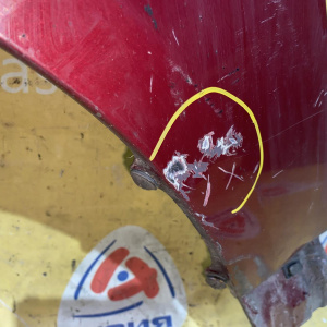 Крыло Kia Magentis MG/DD перед, лев до рест., под повторитель (вмятины, царапины)