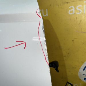 Дверь боковая Audi A6 C7/4G2 '2014 перед, прав LS9R, в сборе, протёрт