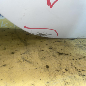 Дверь боковая Audi A6 C7/4G2 '2014 зад, прав LS9R, в сборе, царапины